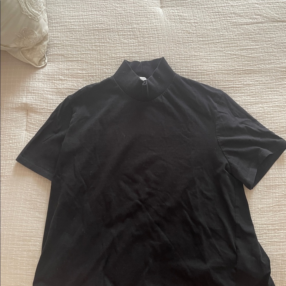 Zara mock neck top